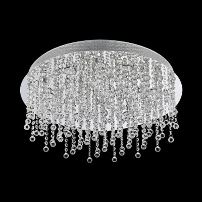 64395 Дарзеда 7џГУ10/50В,,Ст.Стеел/Цлеар таванска светилка